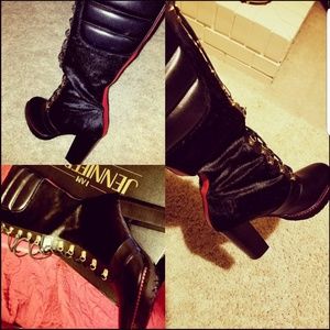 SOLDJenniferle driftwood expedition calf hair boot